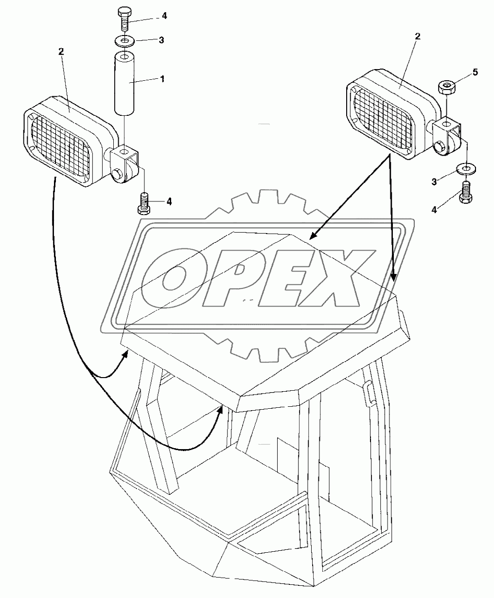 Cab Work lights