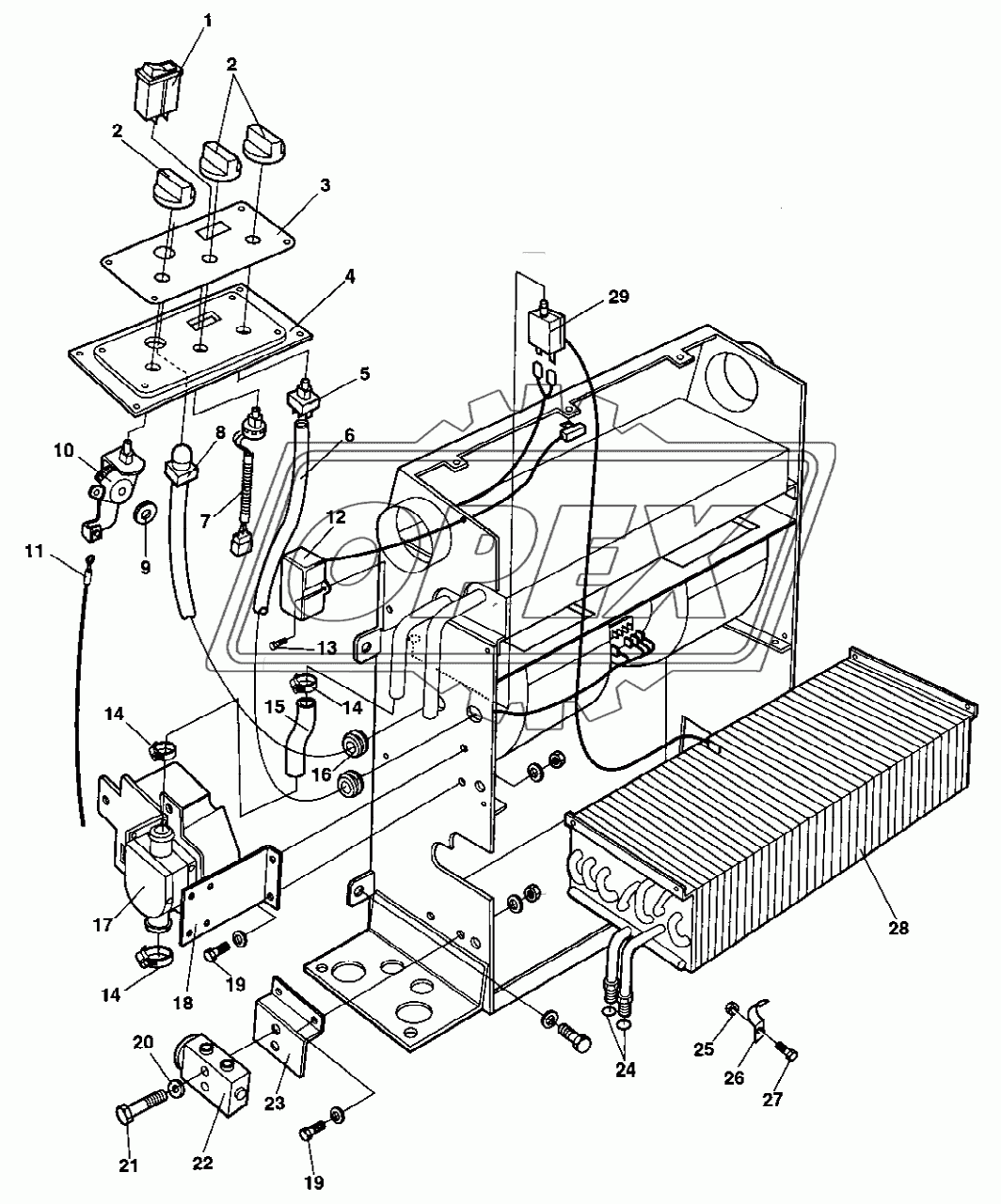 Evaporator assambly