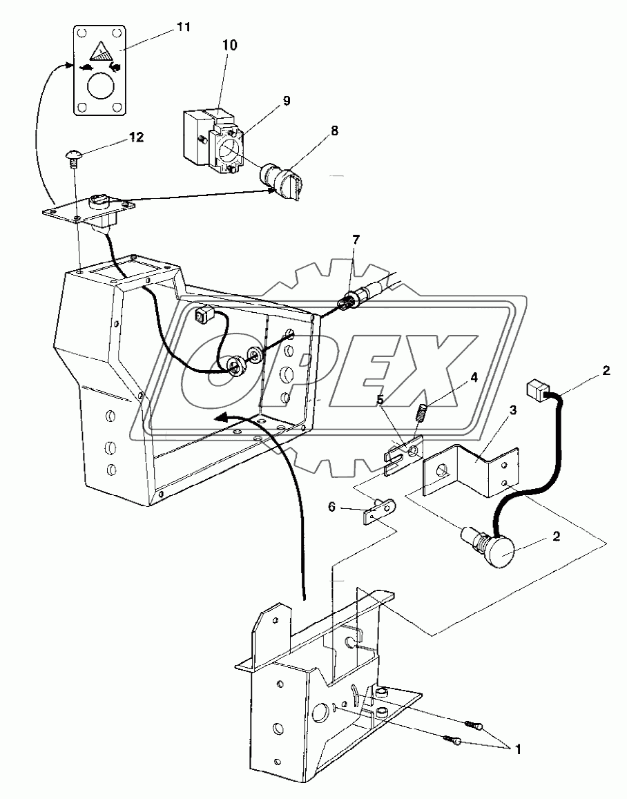 Anti spin, Potentiometer installation