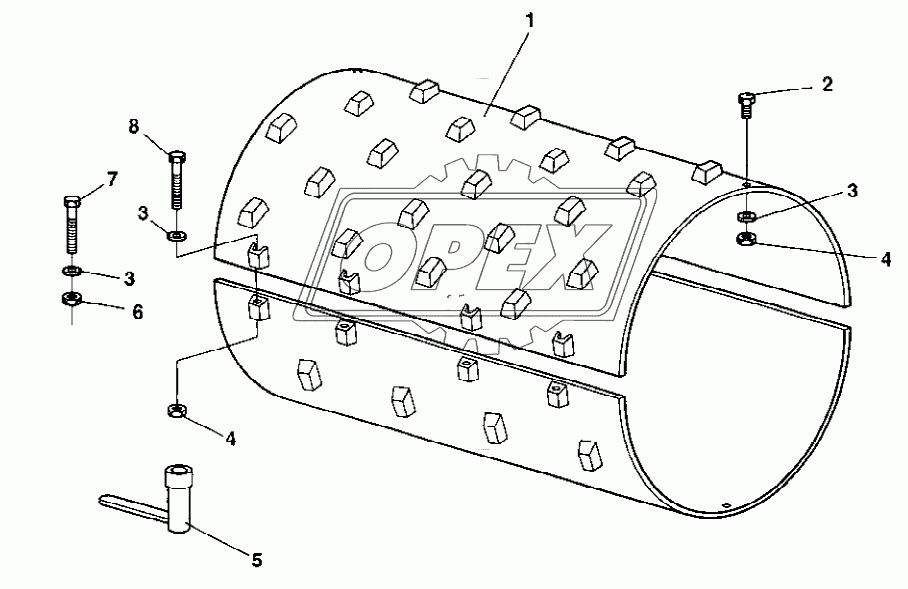 Pad shell