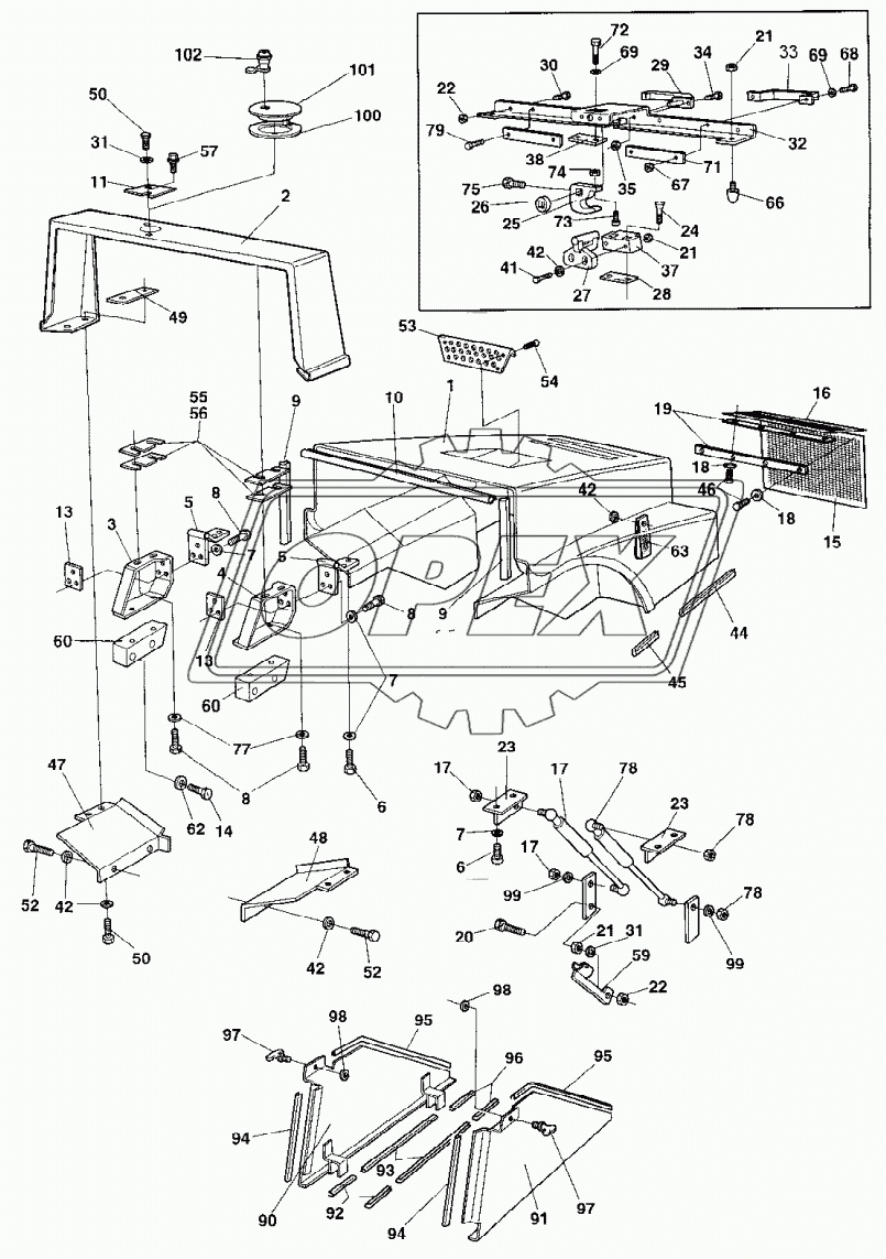 Structure 17057-2 From 68X20664