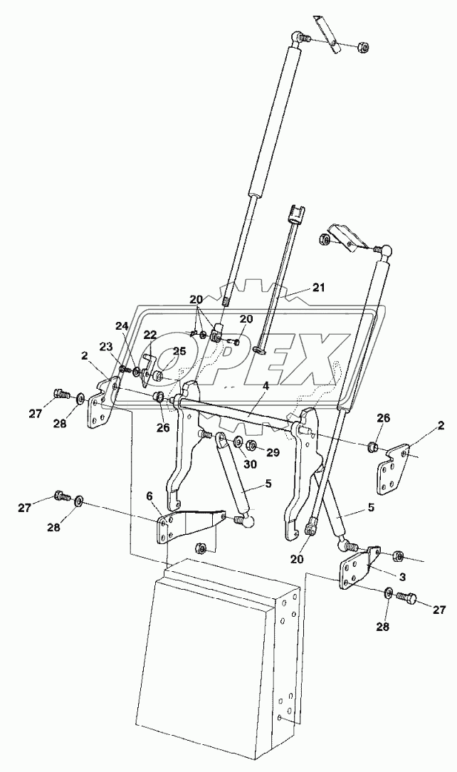 Hood latch control Option