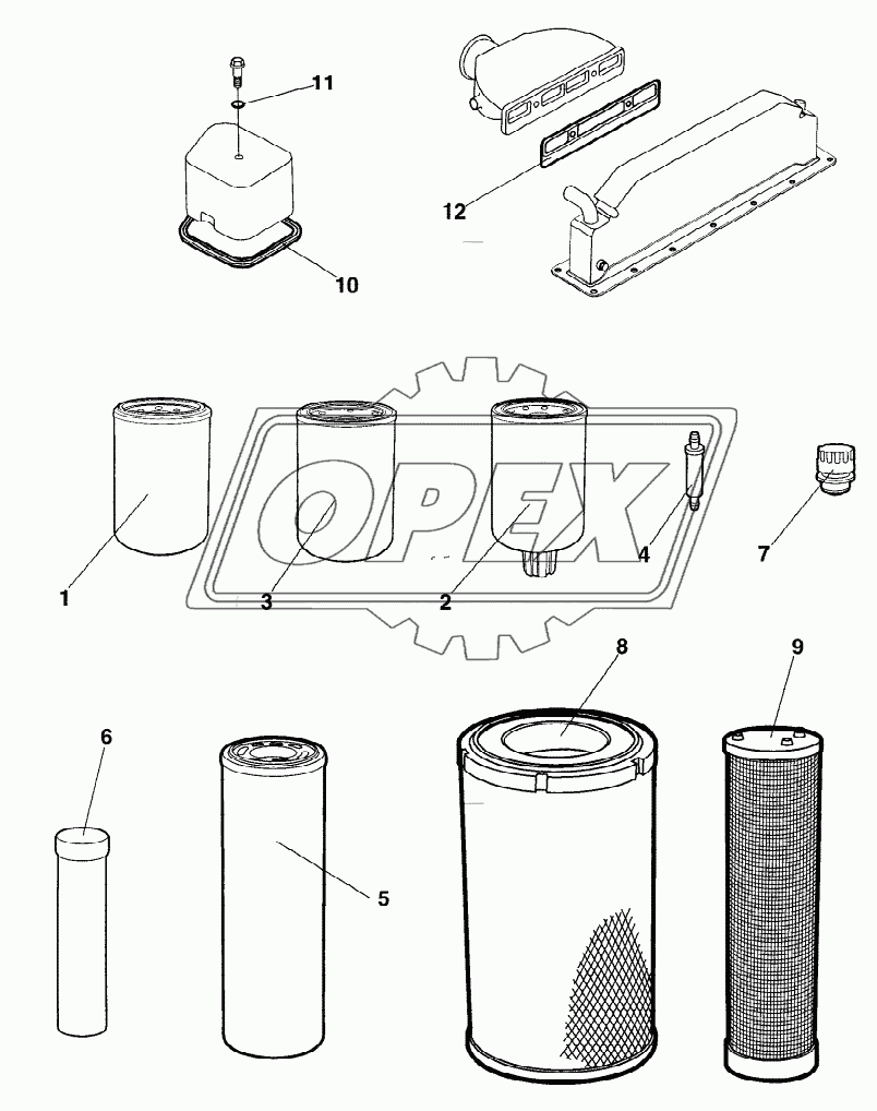 938527 Service kit 250/750 h