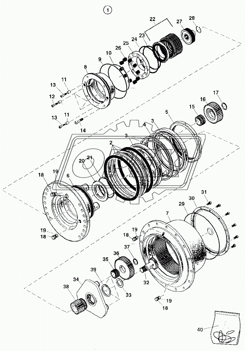 372987 Drum gear