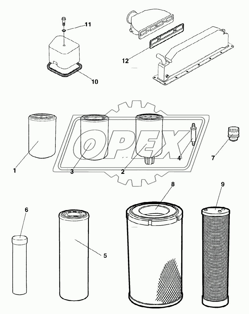 938520 Service kit 500 h