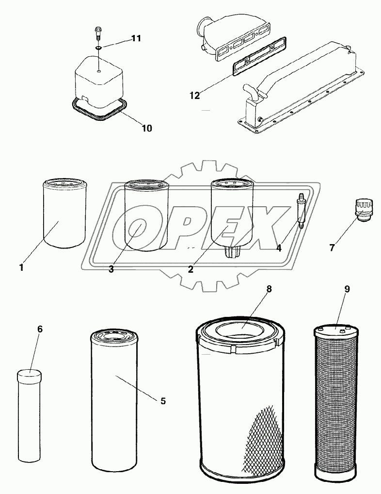 938467 Service kit 1000 h