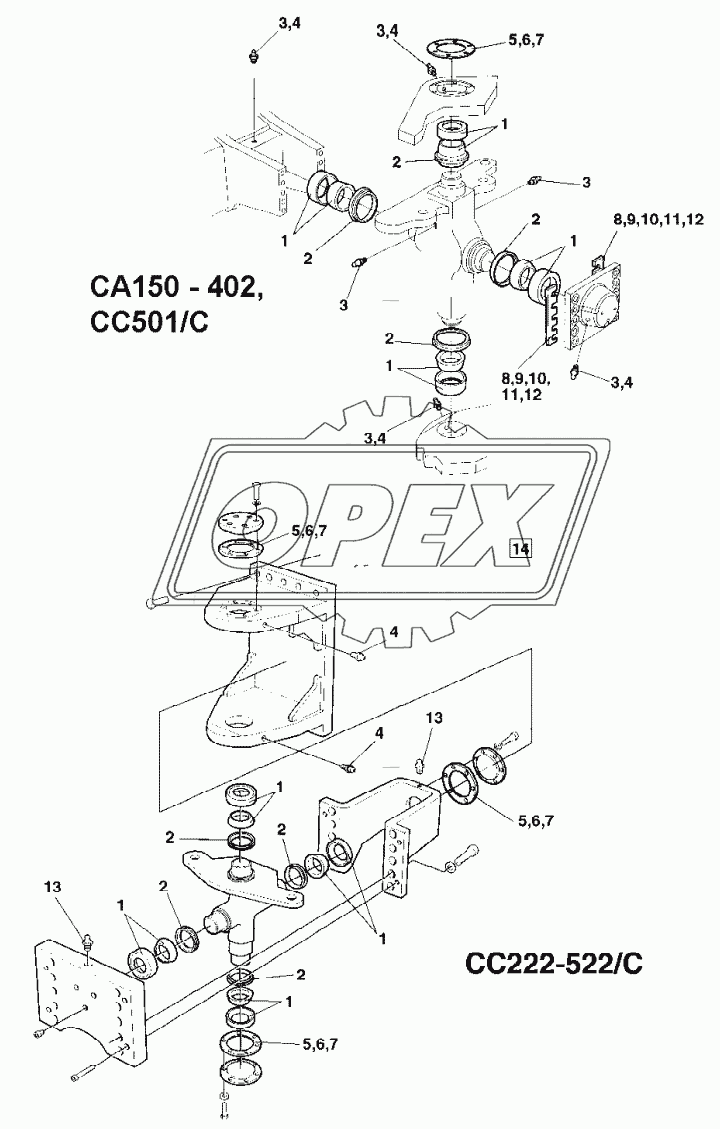 938558 Steering hitch kit