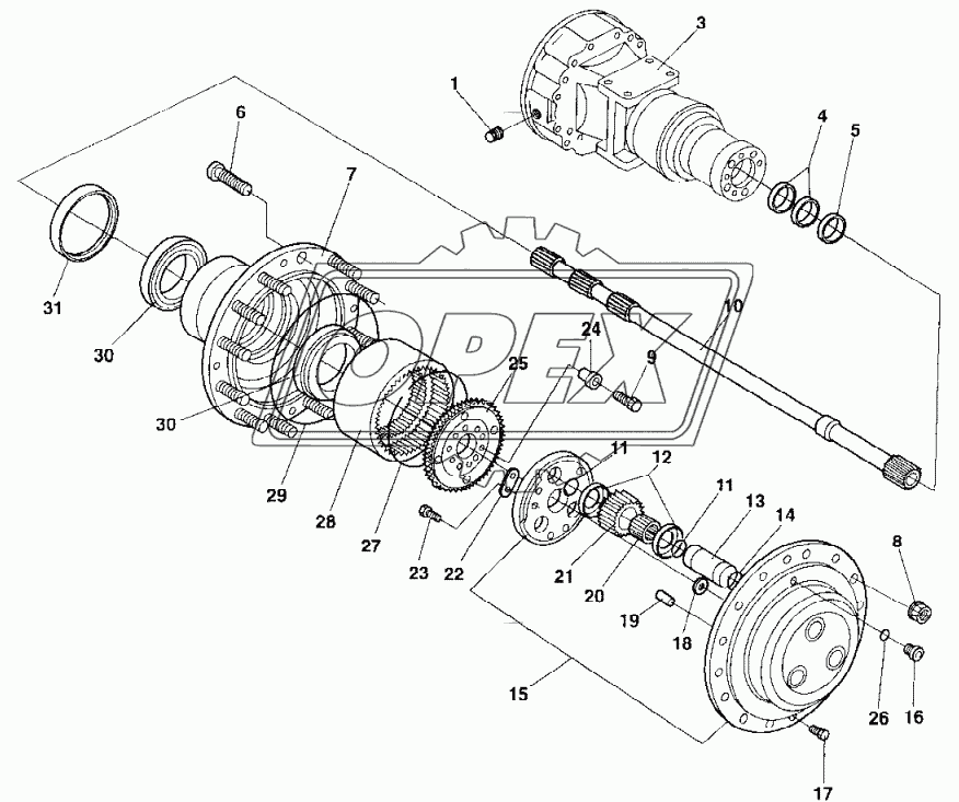 Planet gear 1