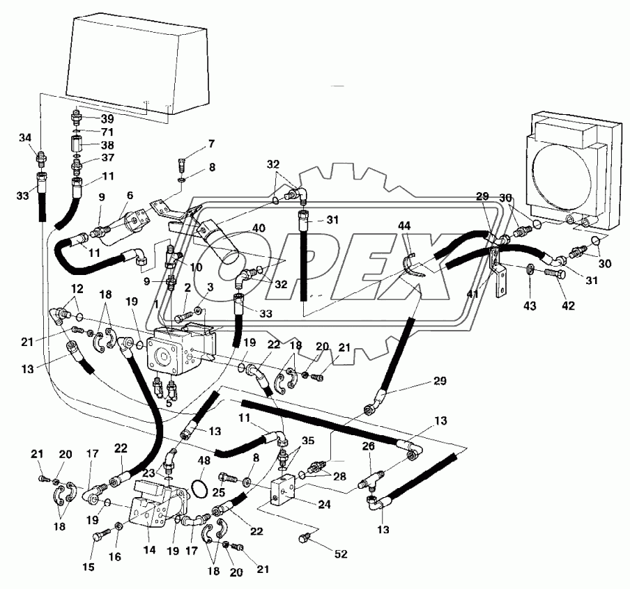 Propulsion system, Rear