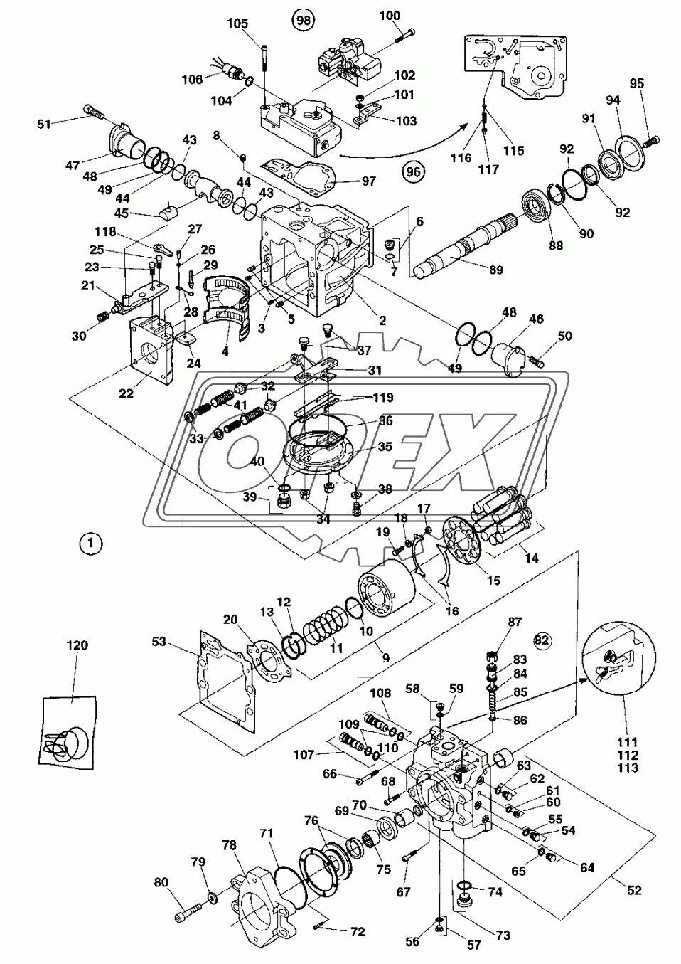 371545 Propulsion pump Up to 68X20612