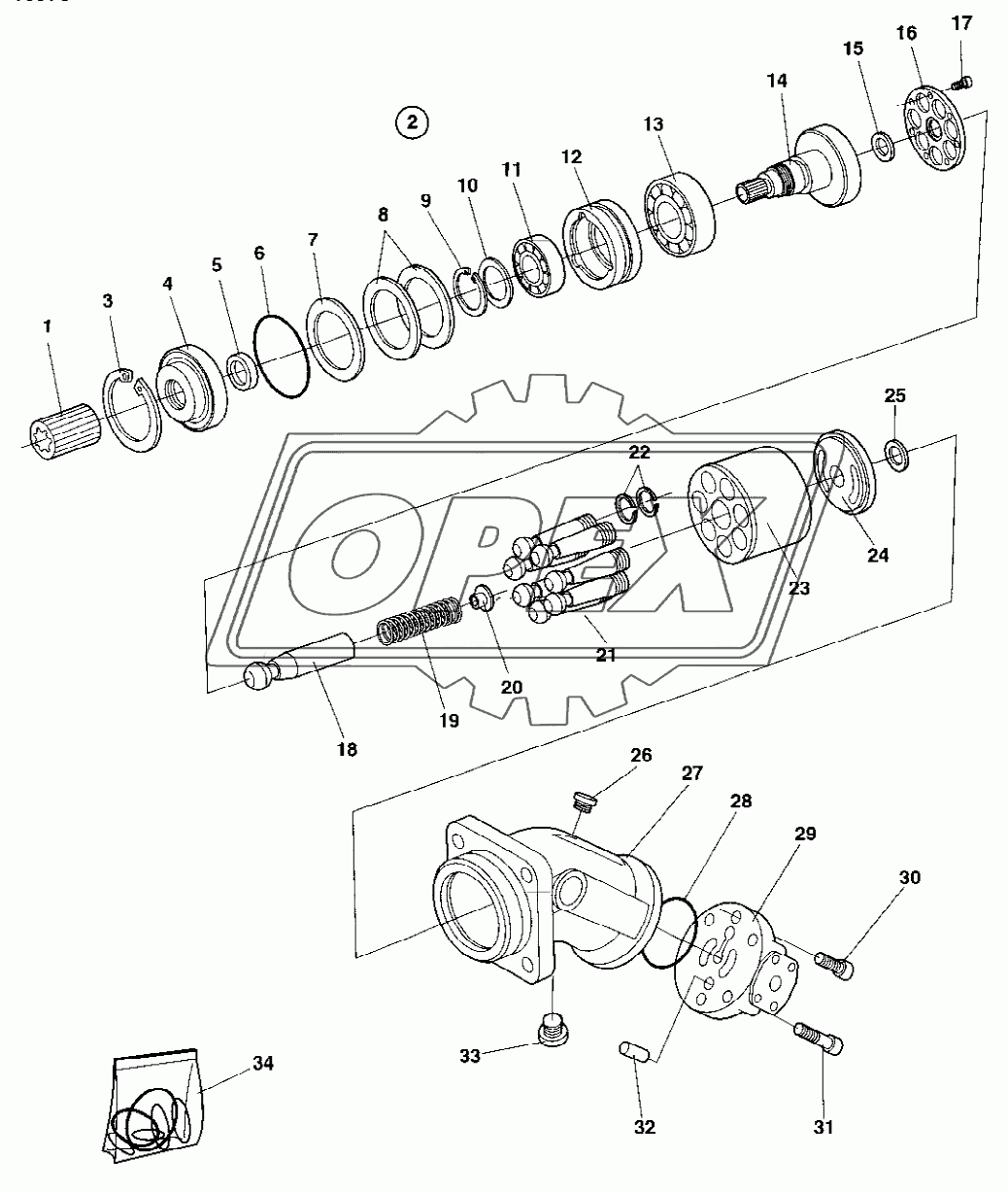 380145 Vibration motor From 68X20445