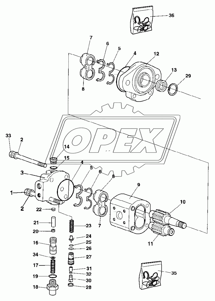 373610 Steering pump Up to 68X20434