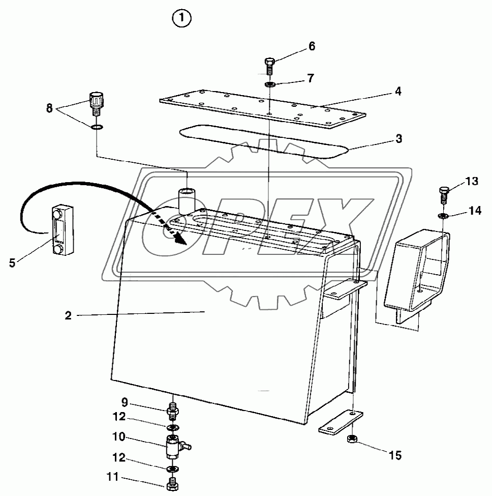 Hydraulic oil tank