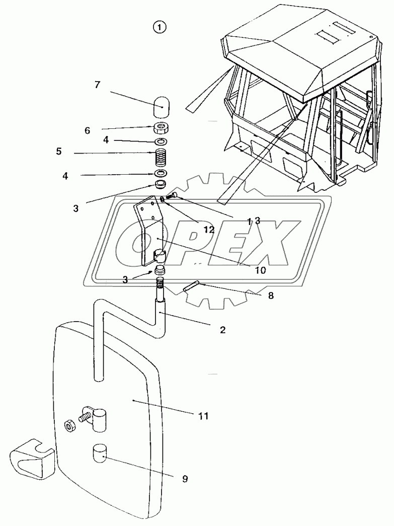 Exterior rear mirrors