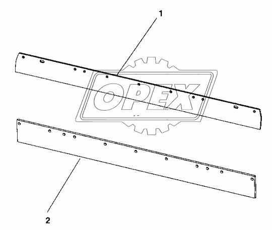 945720 Scraper kit CC322/422/432