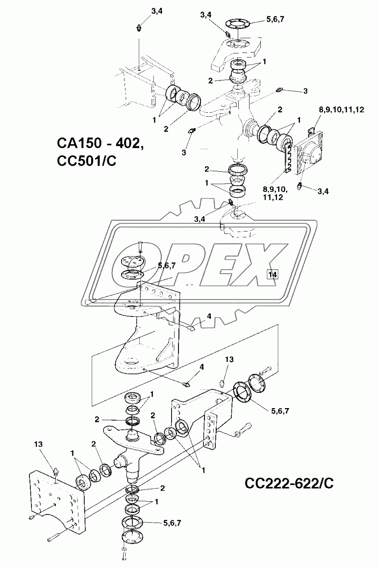 938558 Steering hitch kit