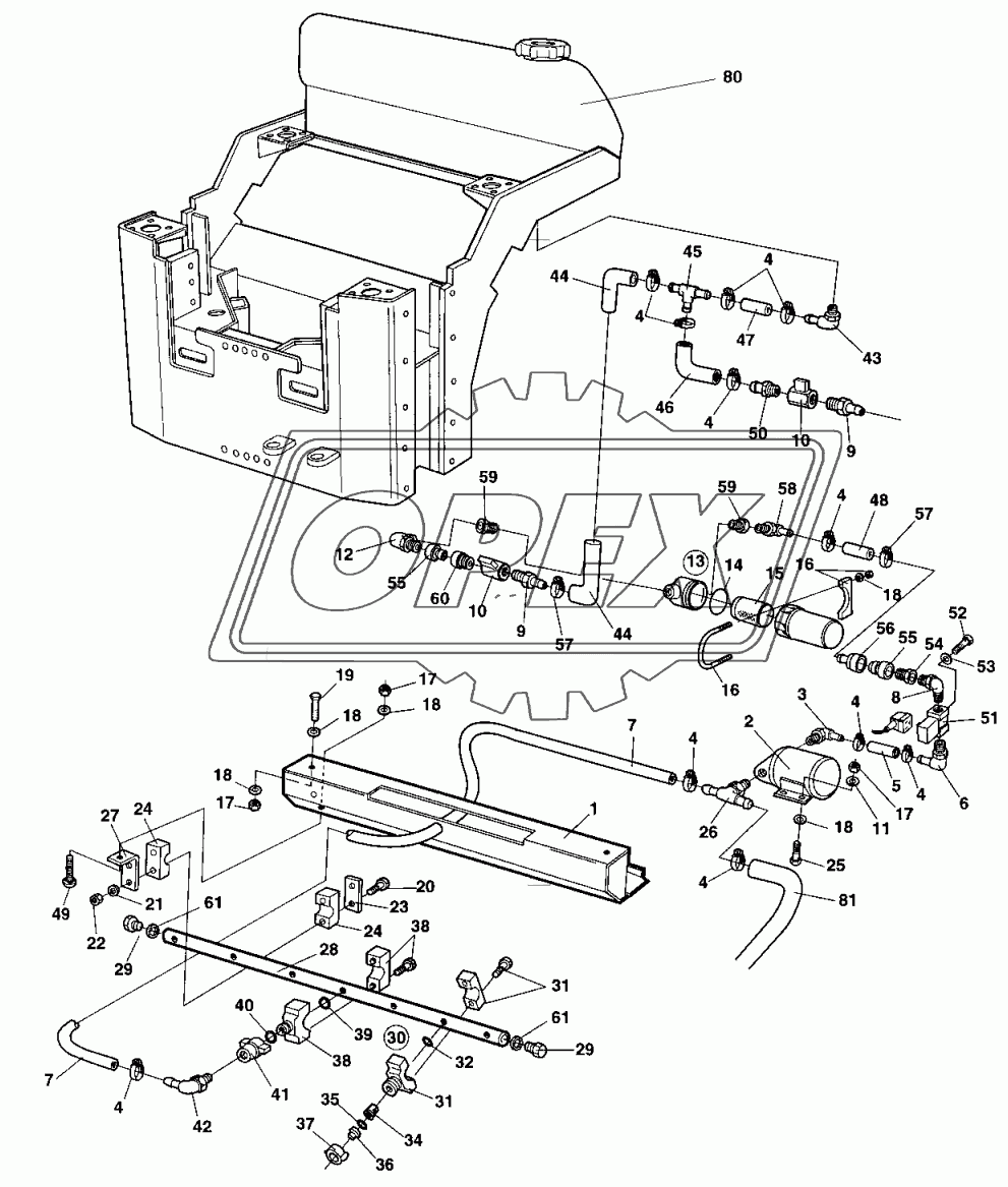 Sprinkler system, front Up to 42520969