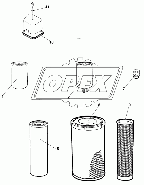 939563 Service kit 50 h