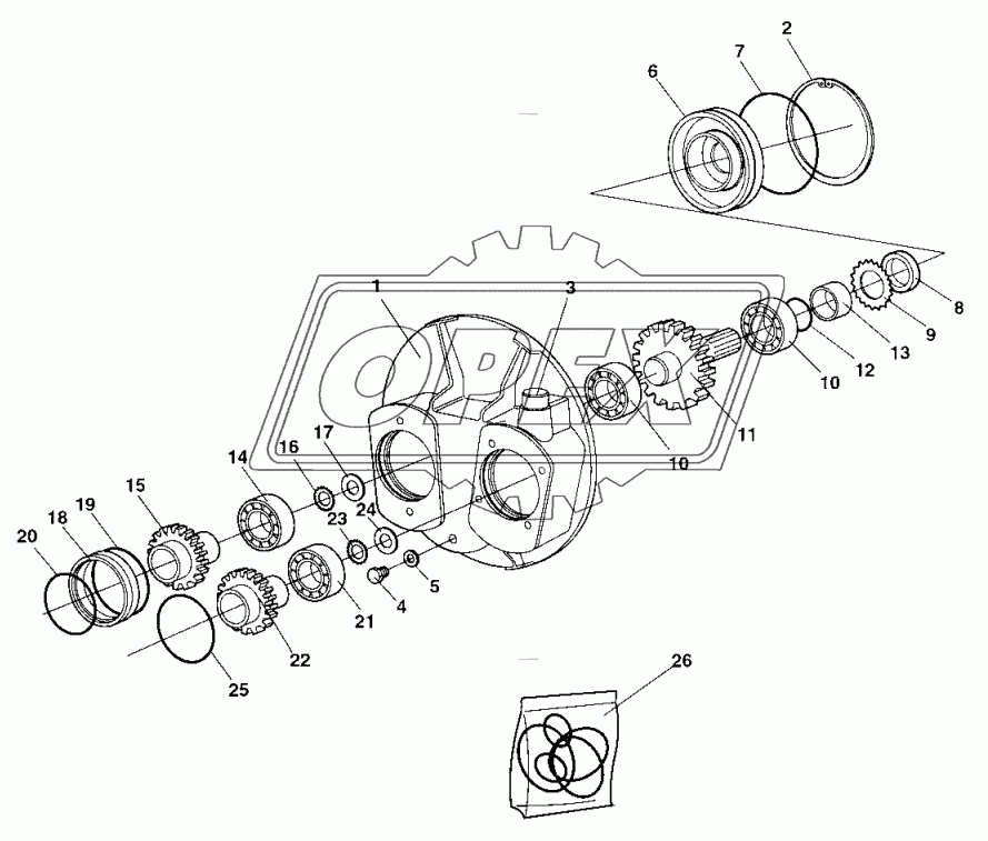 373354 Gear box