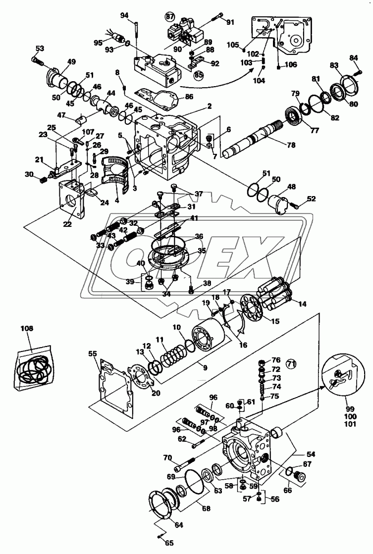 359142 Hydraulic pump, propulsion