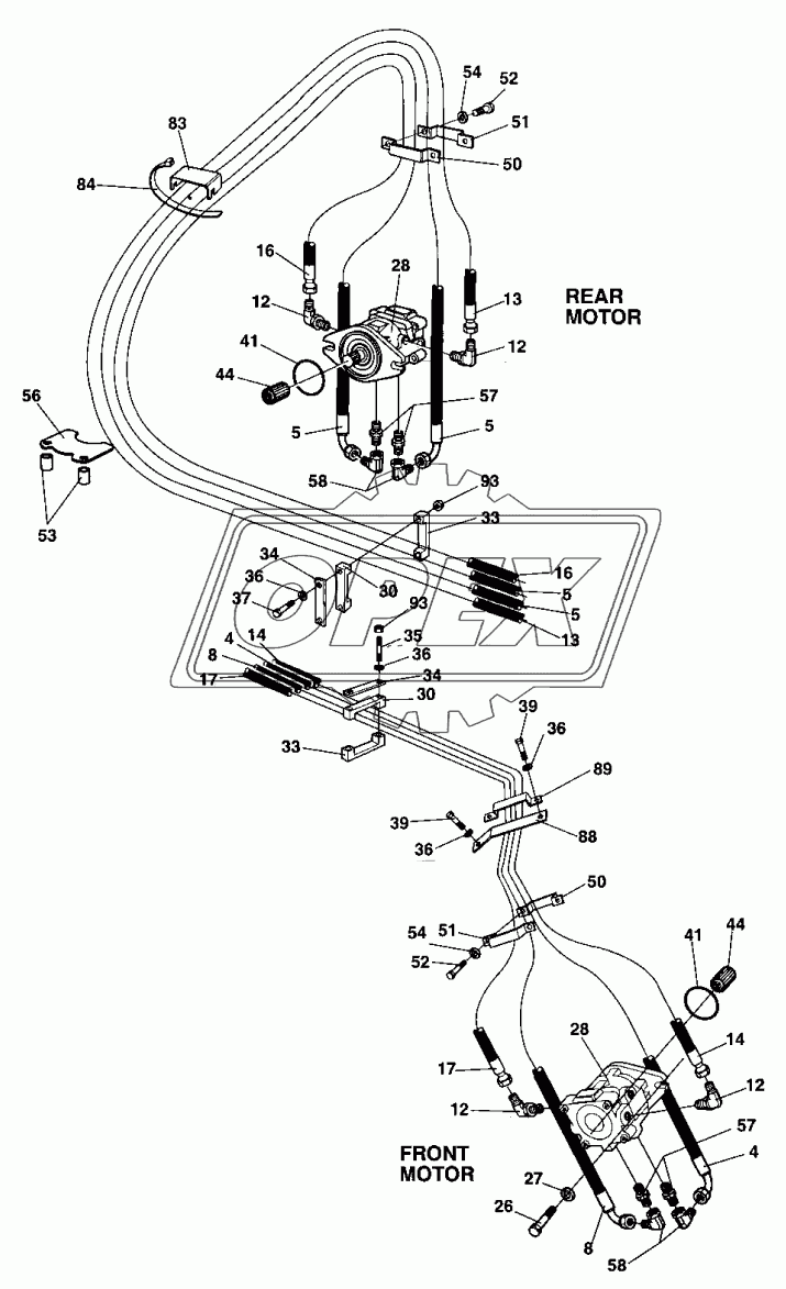 Vibration system, motors