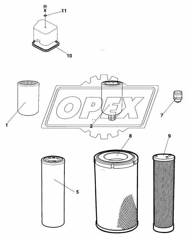 939564 Service kit 500 h