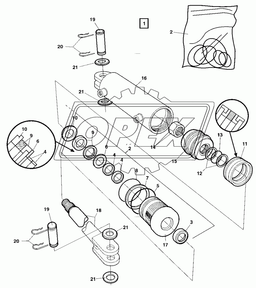 375031 Hydraulic cylinder