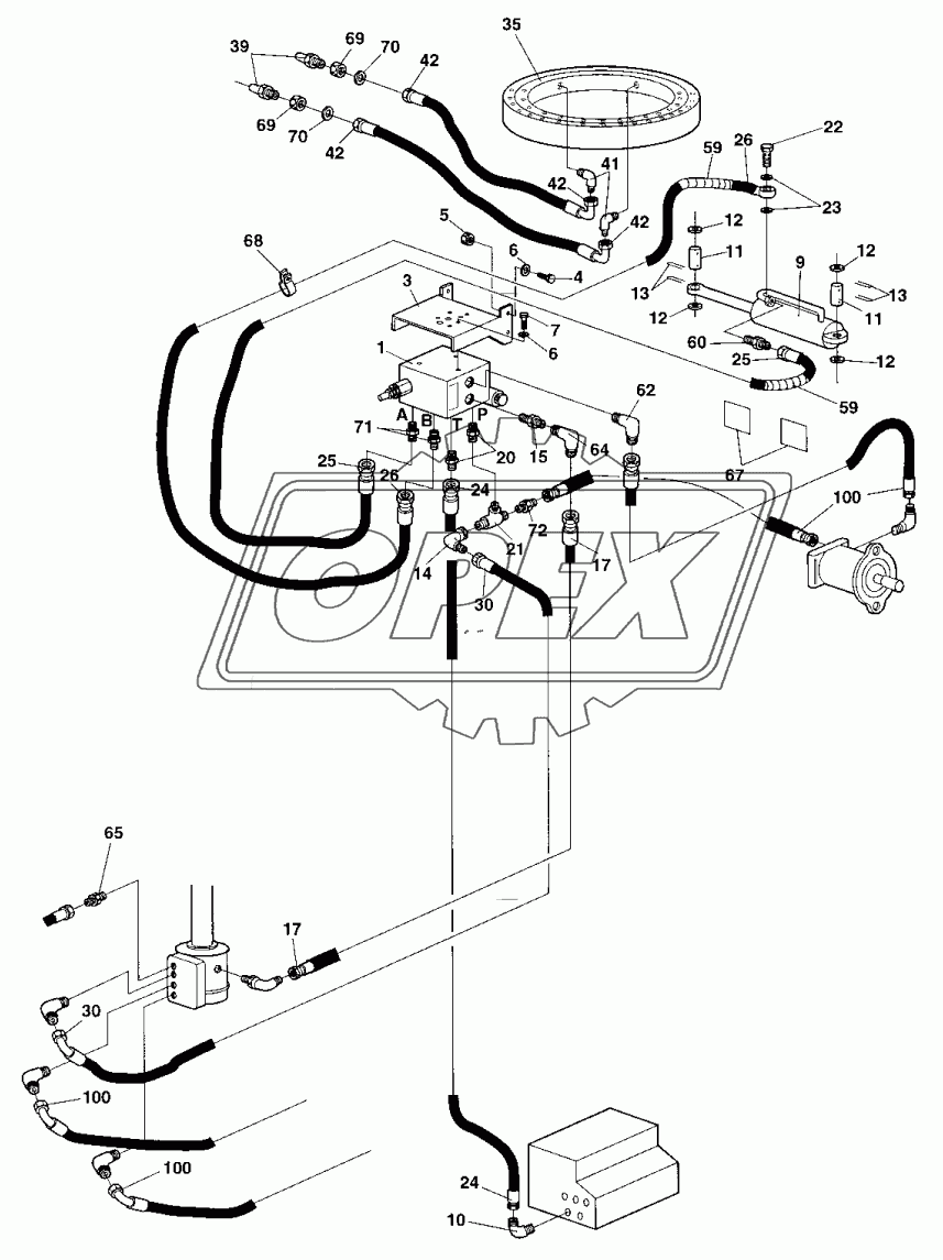 Offset drum
