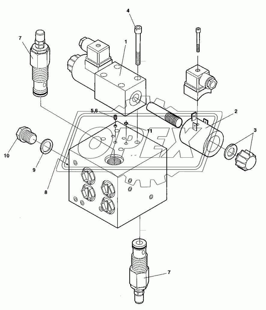 381217 Direction control valve