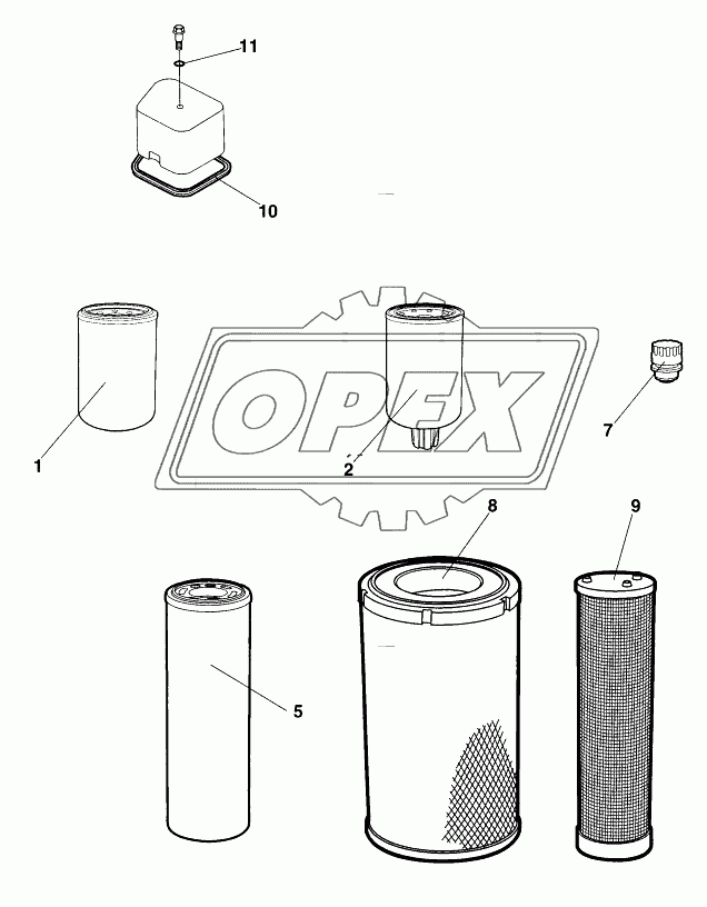 939565 Service kit 1000 h