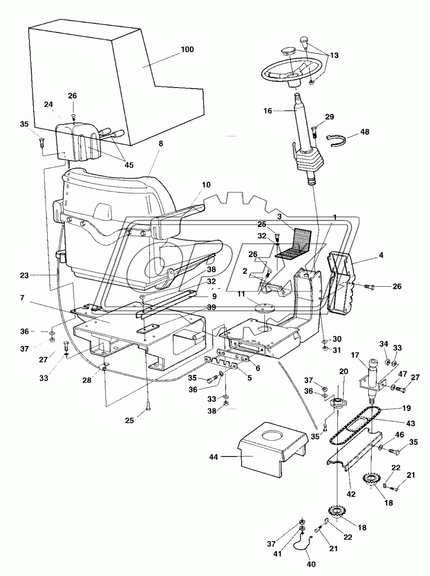 Drivers seat, turn-over Up to 42520933