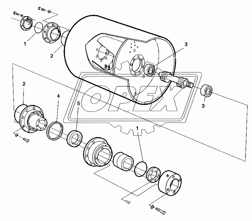 938905 Eccentric shaft kit