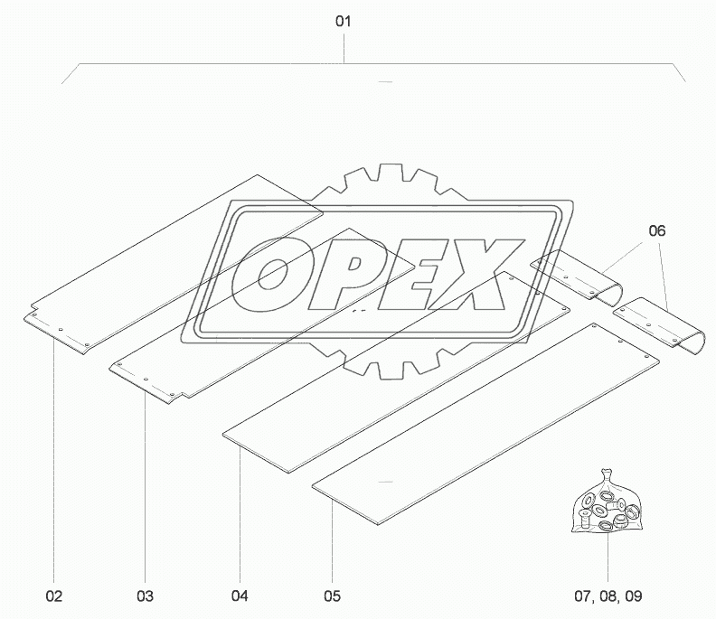 Conveyor plate kit