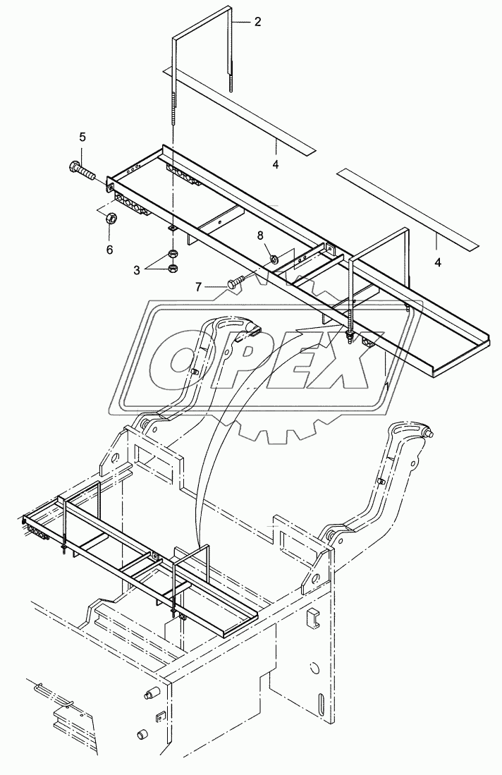 Holder for tank