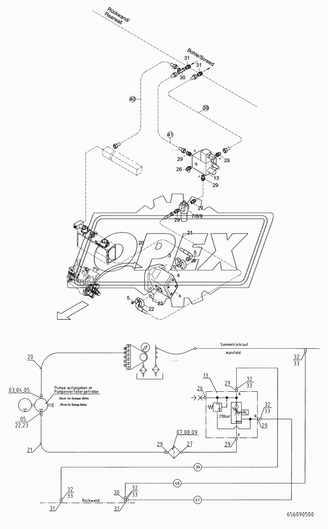 Hydr. circle: Tamper