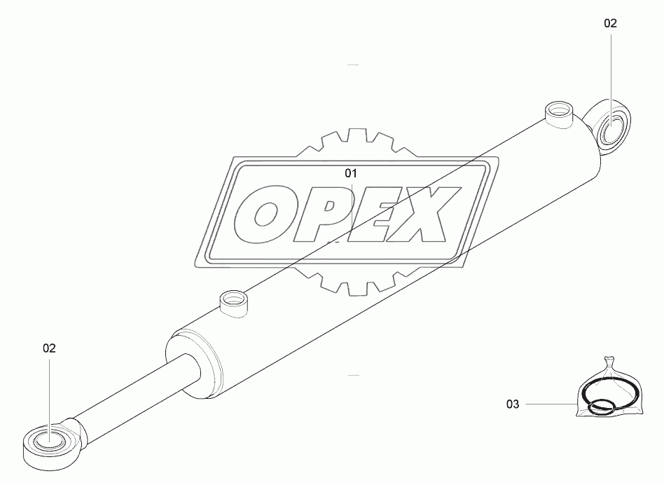 Hydraulic cylinder 990195500