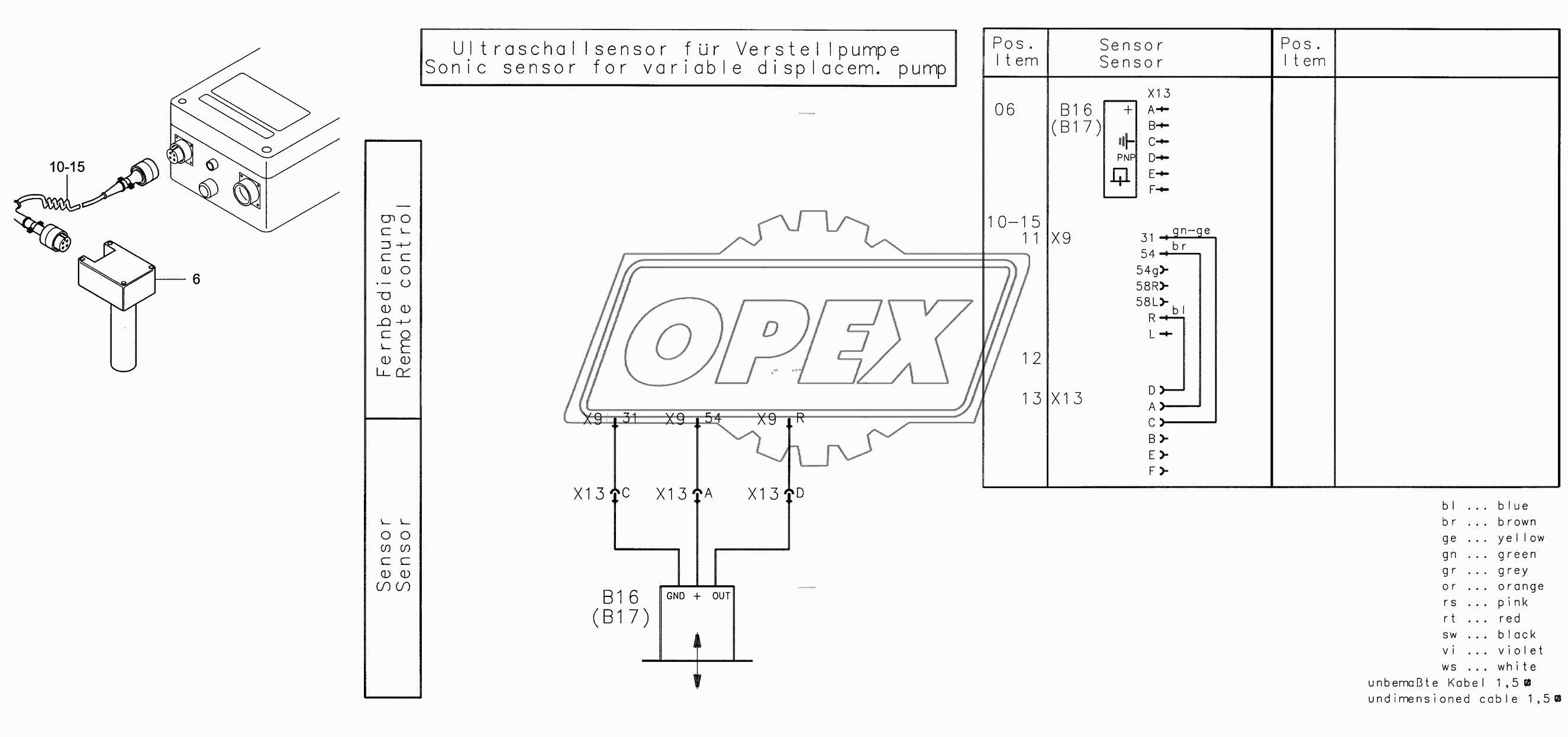 Sonic sensor auger