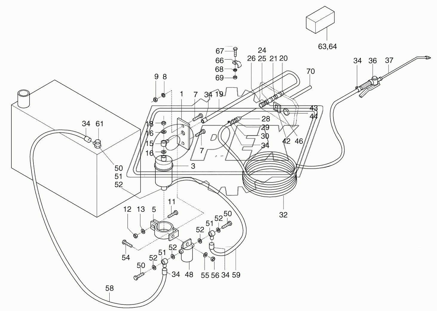 Diesel  spray  equipment