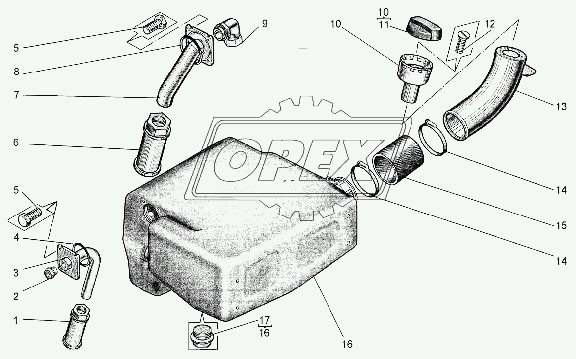 Установка гидросистемы 11
