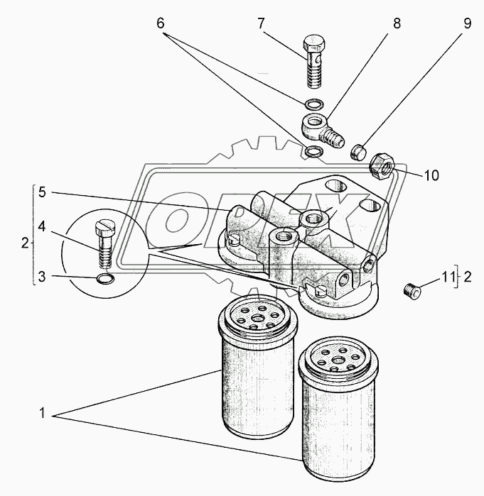 Фильтр тонкой очистки топлива
