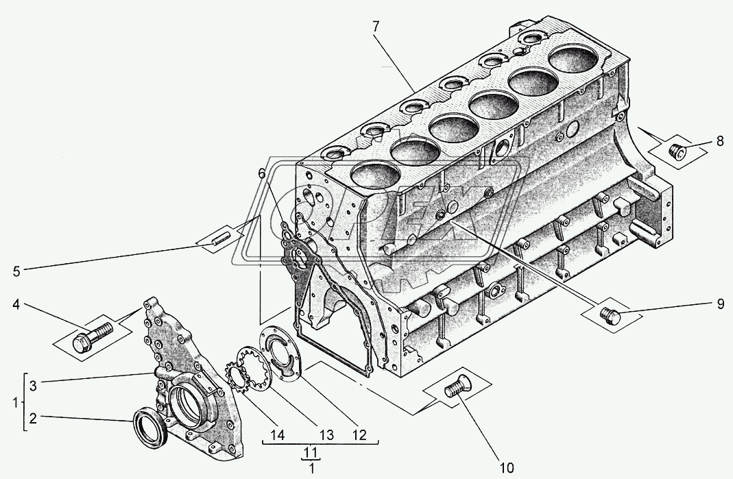 Блок цилиндров 1