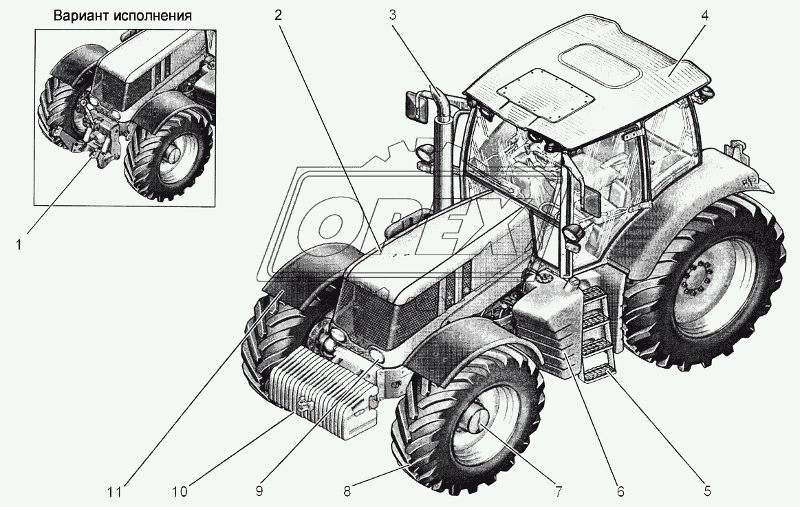 Установка ящика аккумуляторного и инструментального 3