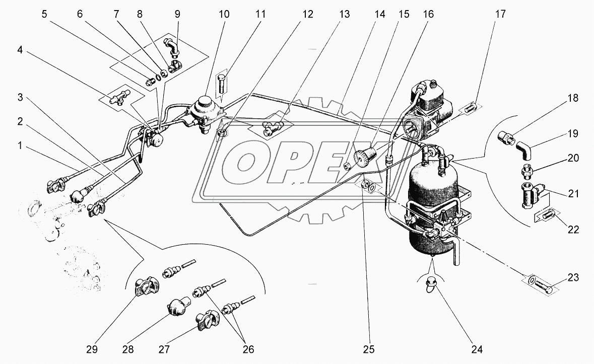 Установка воздушной системы 10003968