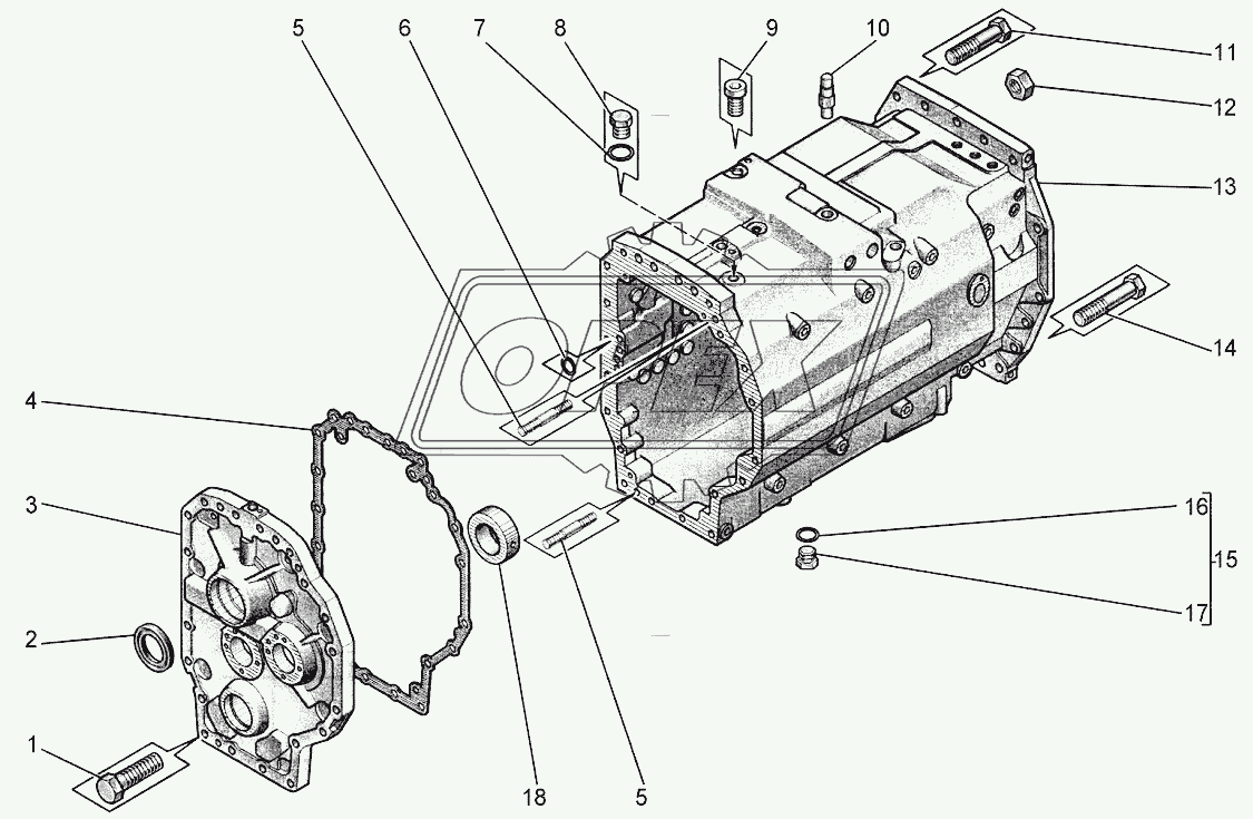 Корпус коробки передач