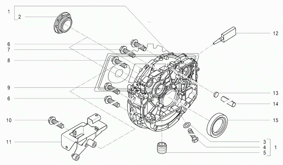 A107 Крышка задняя