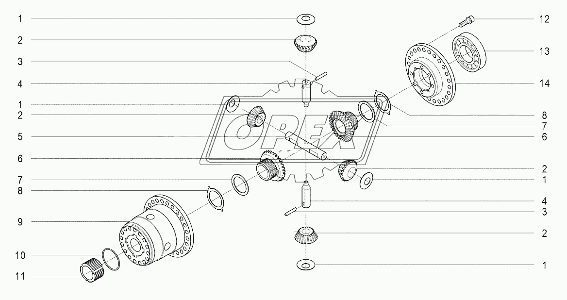 B206 Дифференциал