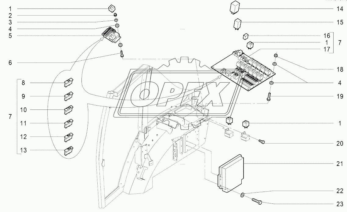 H401 Монтажный блок