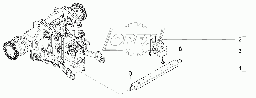 F102 Балка прицепная