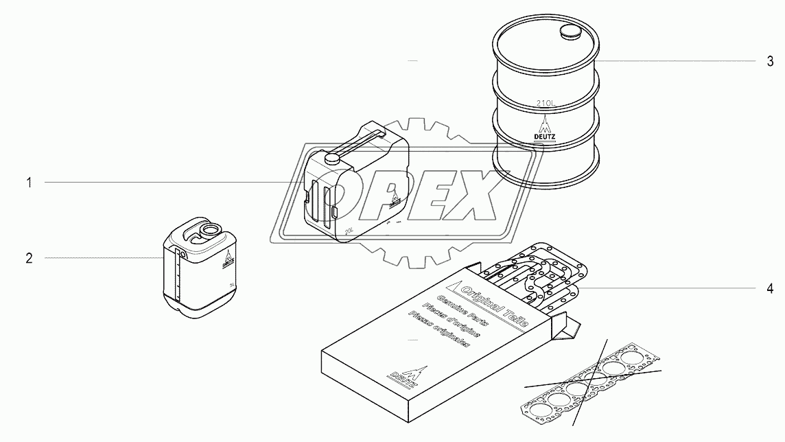 M301 Комплект ЗИП двигателя