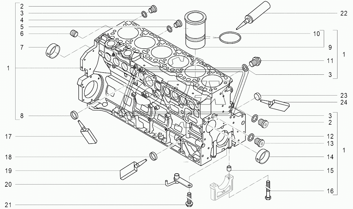 A101 Блок цилиндров